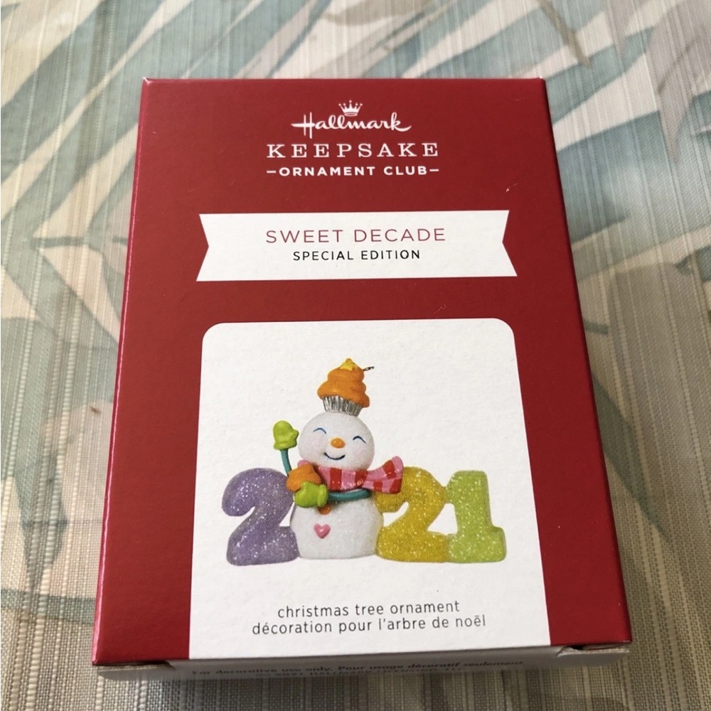 Hallmark 2021 “Sweet Decade, Special Edition” Ornament - NEW